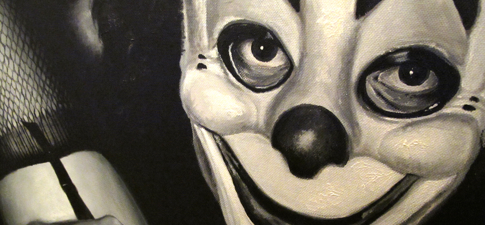 Painting the clown…